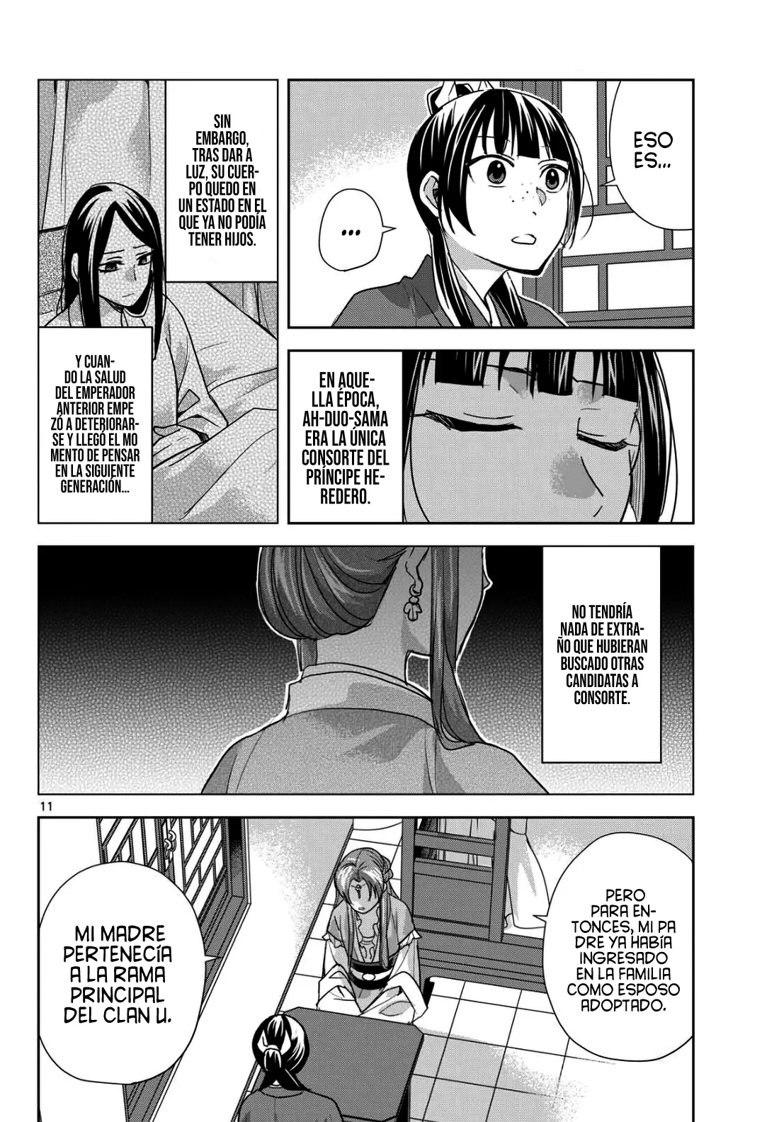 Los Diarios de la Boticaria. – El Diario de los Misterios del Palacio Interior de MaoMao. Capítulo 102 - Page 13