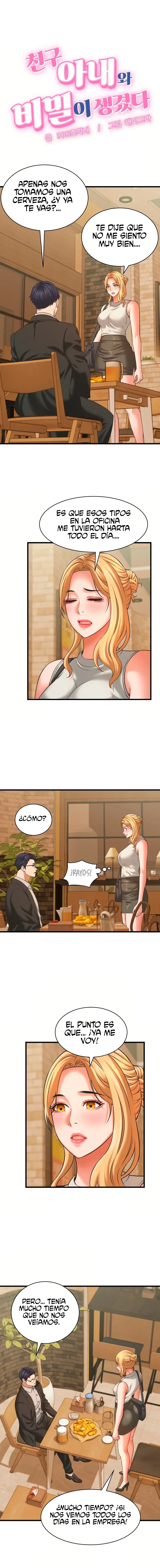 Vine a compartirle un secreto a la esposa de mi amigo Capítulo 52 - Page 1