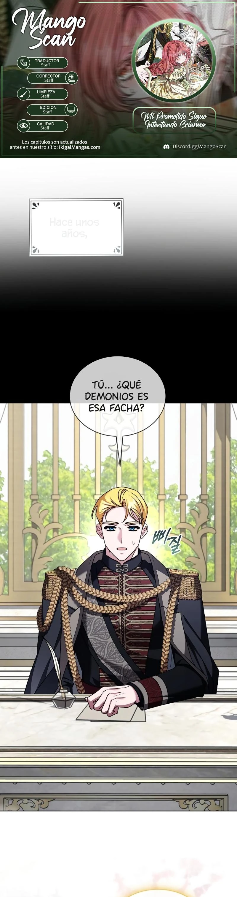 Mi Prometido Sigue Intentando Criarme Capítulo 46 - Page 1