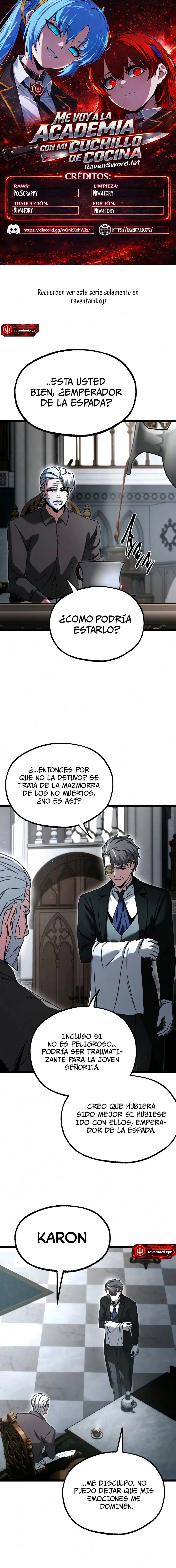 Conquistando la Academia con solo un Cuchillo de Sashimi Capítulo 83 - Page 1