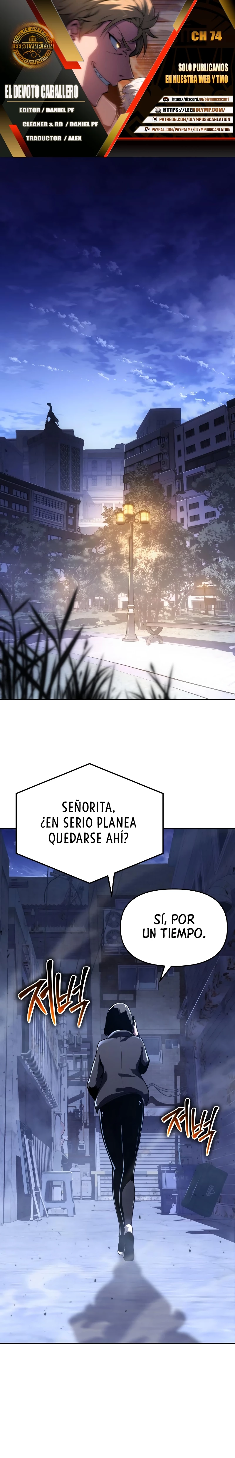 El Devoto Caballero Capítulo 74 - Page 1