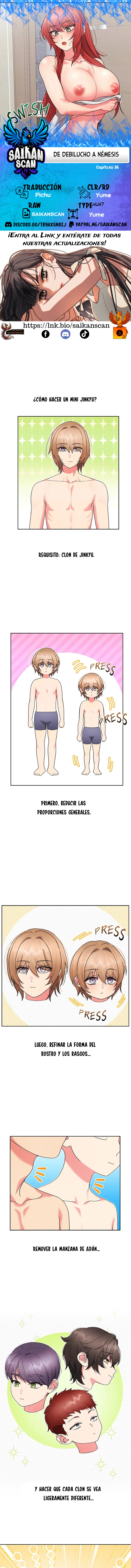 De debilucho a némesis Capítulo 36 - Page 1