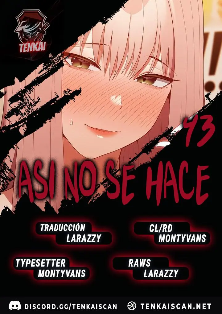 Asi no se Hace Capítulo 43 - Page 1