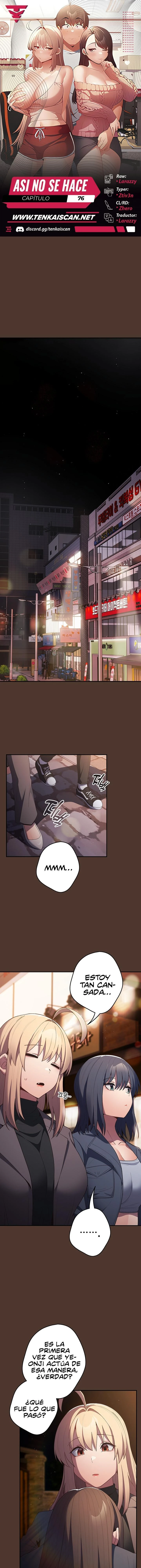 Asi no se Hace Capítulo 76 - Page 1