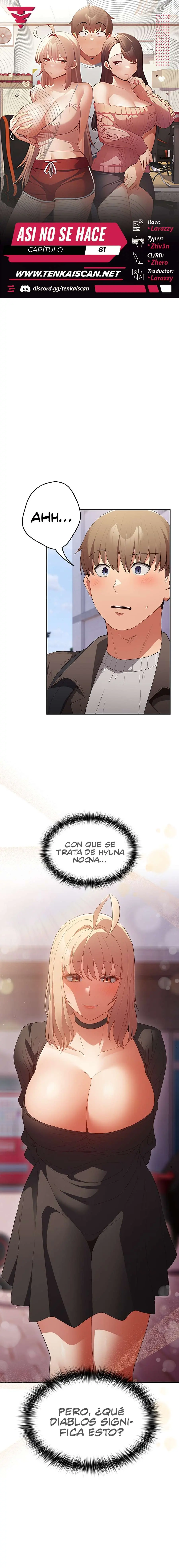Asi no se Hace Capítulo 81 - Page 1