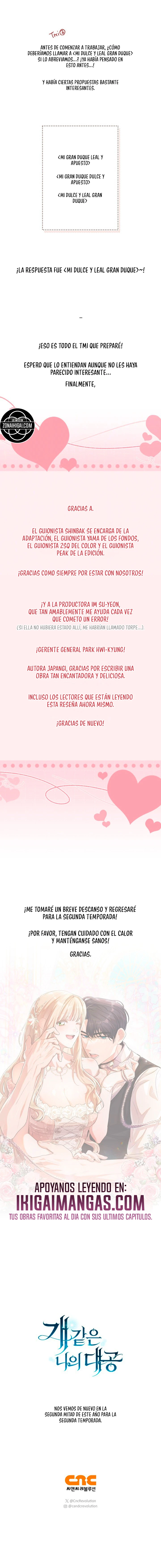Mi dulce y leal gran duque Capítulo 41.5 - Page 3