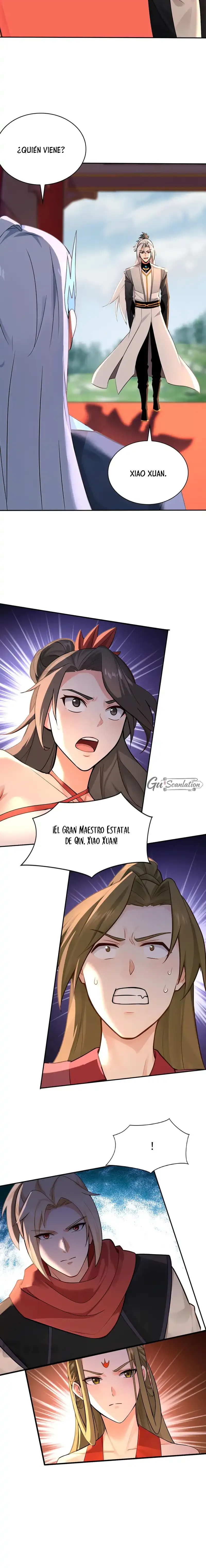 ¡Mientras mis discípulos se matan entrenando, yo me relajo! Capítulo 191 - Page 7