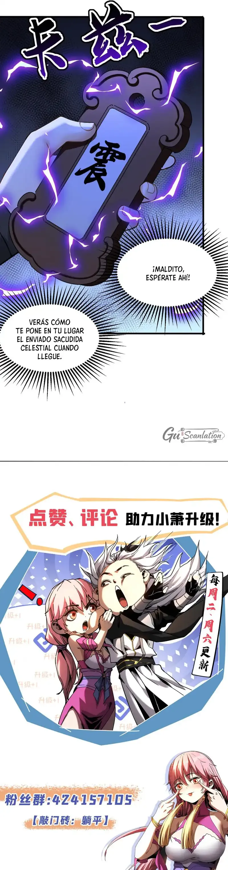 ¡Mientras mis discípulos se matan entrenando, yo me relajo! Capítulo 200 - Page 11
