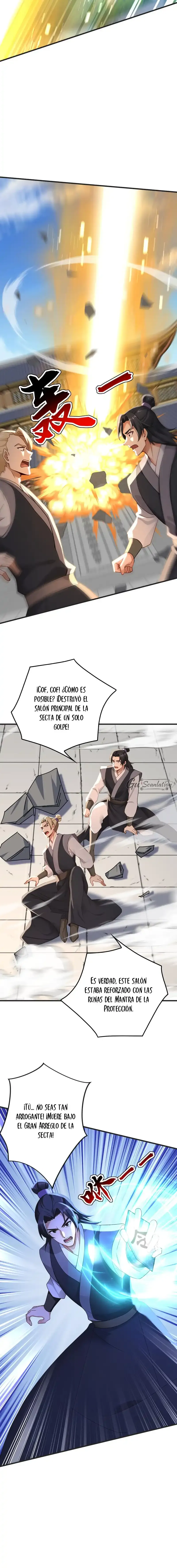 ¡Mientras mis discípulos se matan entrenando, yo me relajo! Capítulo 200 - Page 3