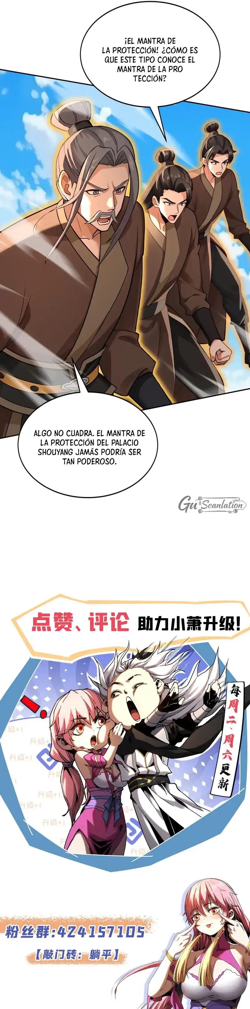 ¡Mientras mis discípulos se matan entrenando, yo me relajo! Capítulo 203 - Page 11