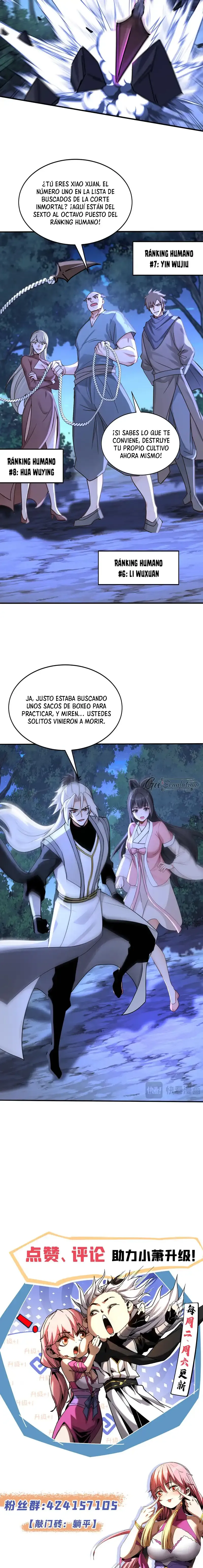 ¡Mientras mis discípulos se matan entrenando, yo me relajo! Capítulo 207 - Page 10