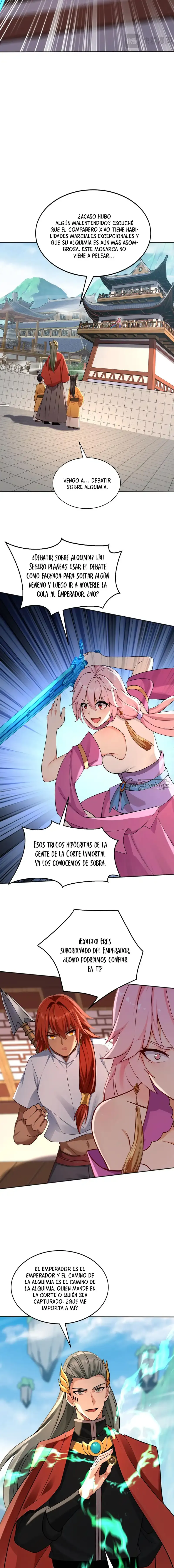 ¡Mientras mis discípulos se matan entrenando, yo me relajo! Capítulo 221 - Page 6