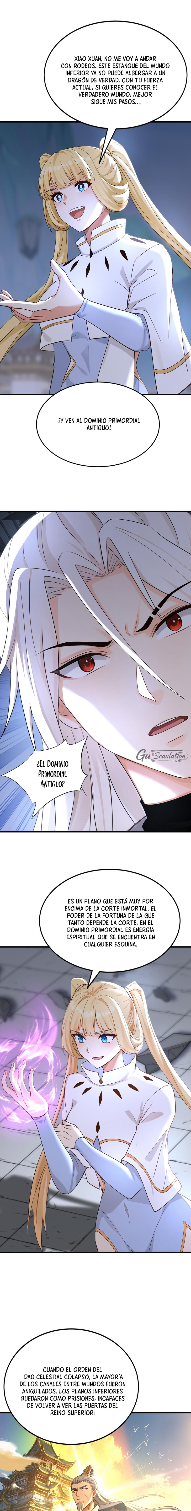 ¡Mientras mis discípulos se matan entrenando, yo me relajo! Capítulo 233 - Page 9