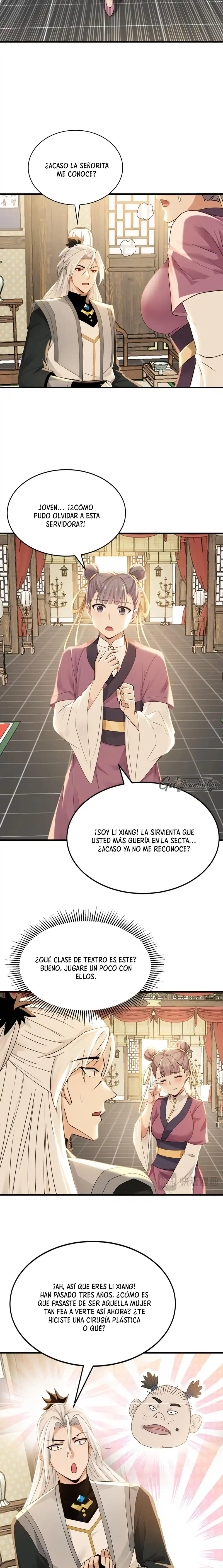 ¡Mientras mis discípulos se matan entrenando, yo me relajo! Capítulo 241 - Page 6