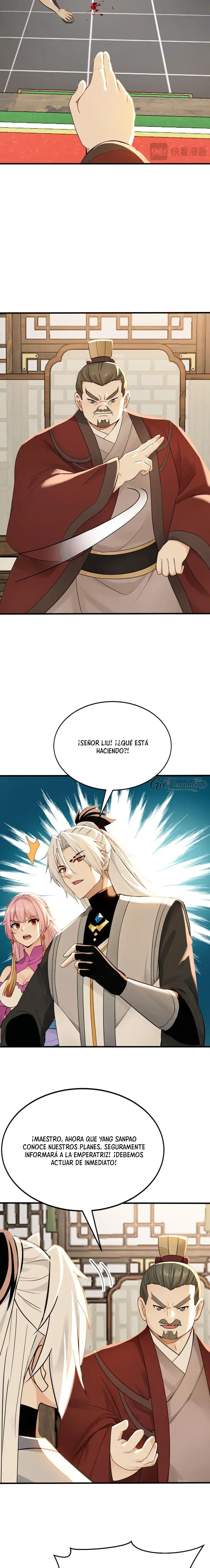 ¡Mientras mis discípulos se matan entrenando, yo me relajo! Capítulo 242 - Page 7