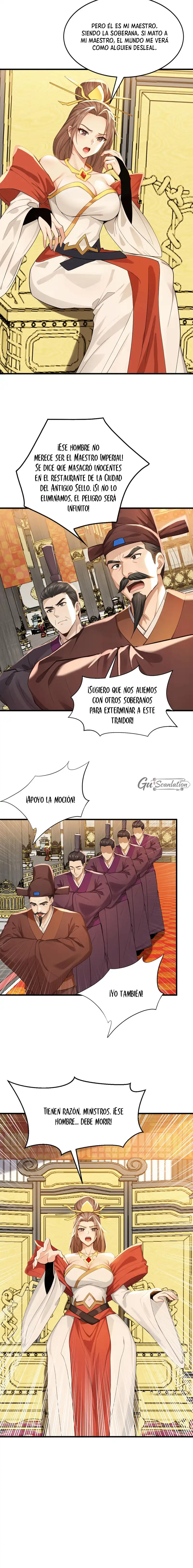 ¡Mientras mis discípulos se matan entrenando, yo me relajo! Capítulo 244 - Page 3