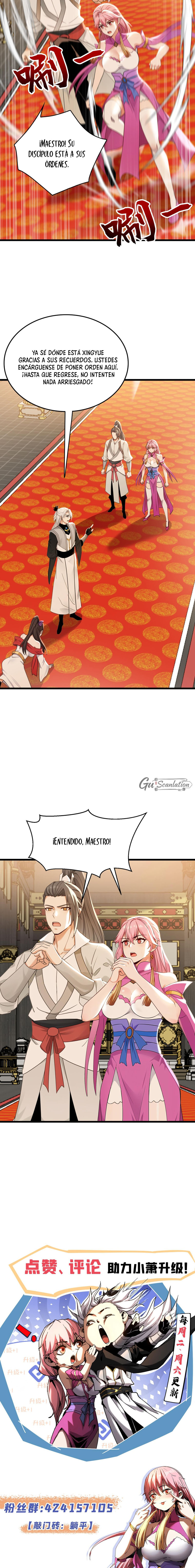 ¡Mientras mis discípulos se matan entrenando, yo me relajo! Capítulo 246 - Page 10