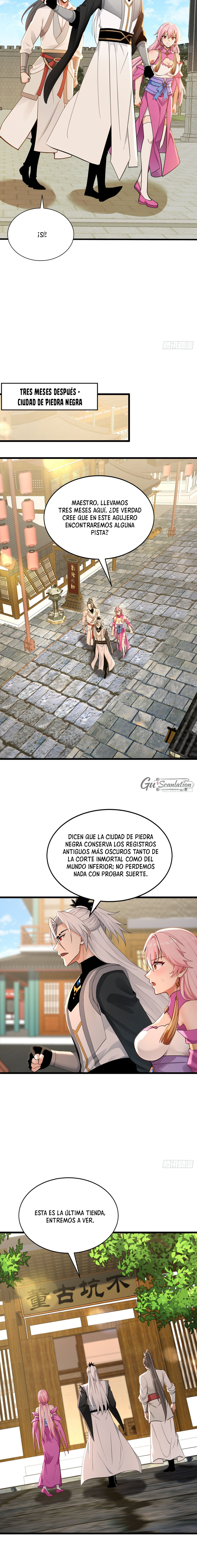 ¡Mientras mis discípulos se matan entrenando, yo me relajo! Capítulo 251 - Page 7