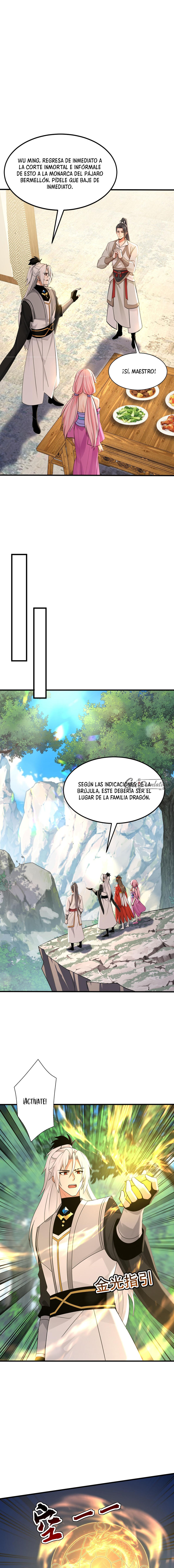 ¡Mientras mis discípulos se matan entrenando, yo me relajo! Capítulo 253 - Page 4