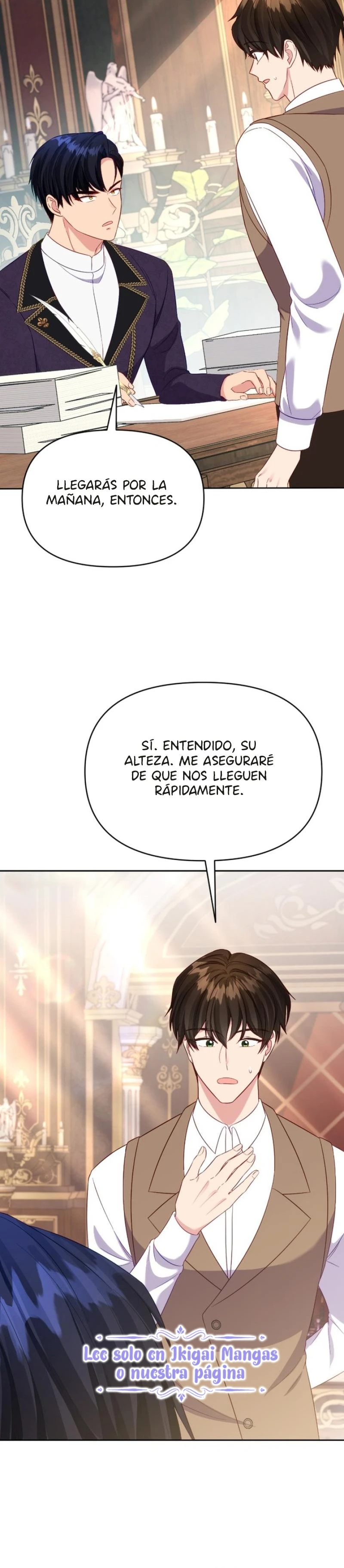 ¿Le gustaría quedarse a trabajar horas extra conmigo, Su Alteza?” Capítulo 25 - Page 18
