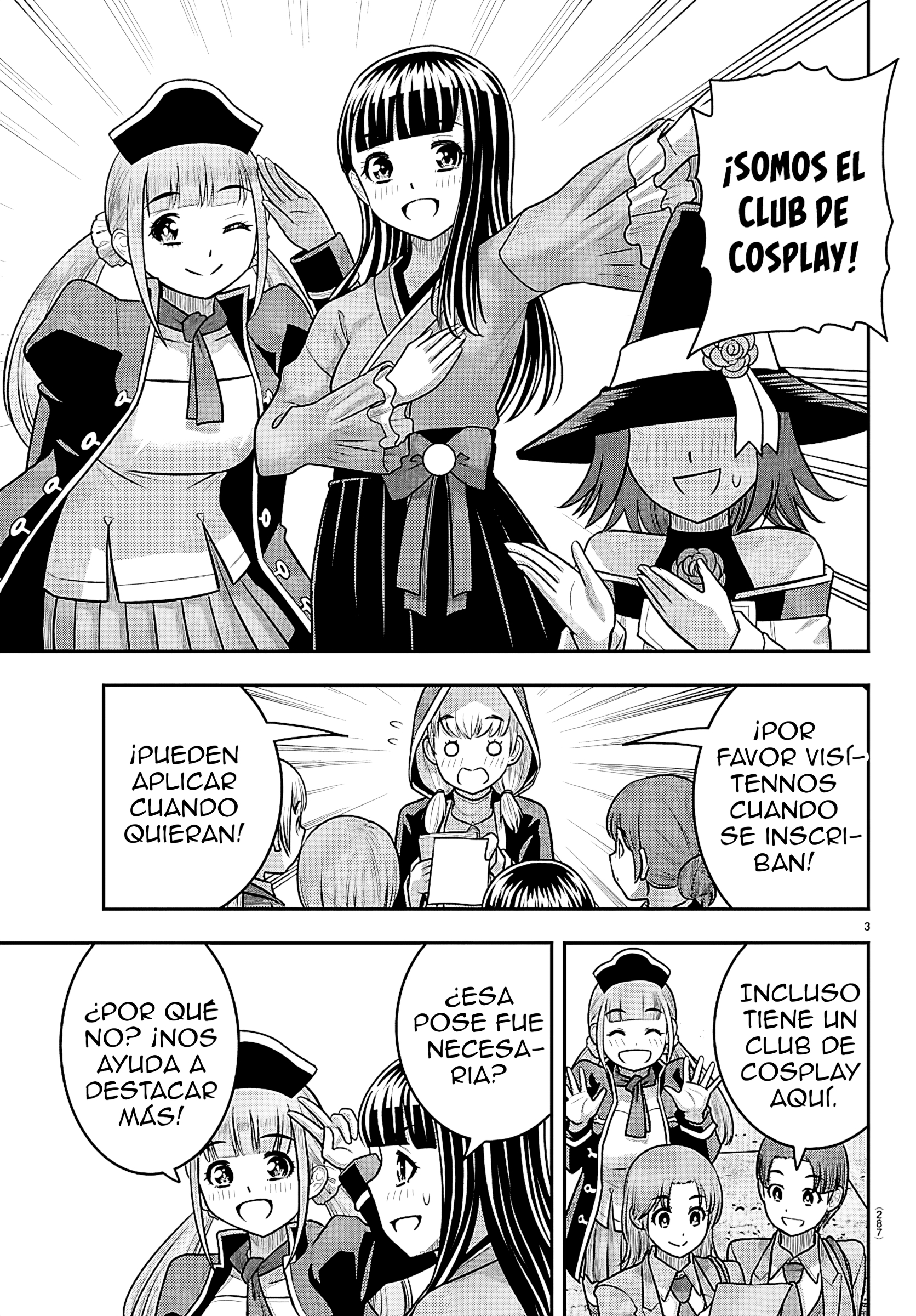 Yankee JK Kuzuhana-chan Capítulo 279 - Page 3
