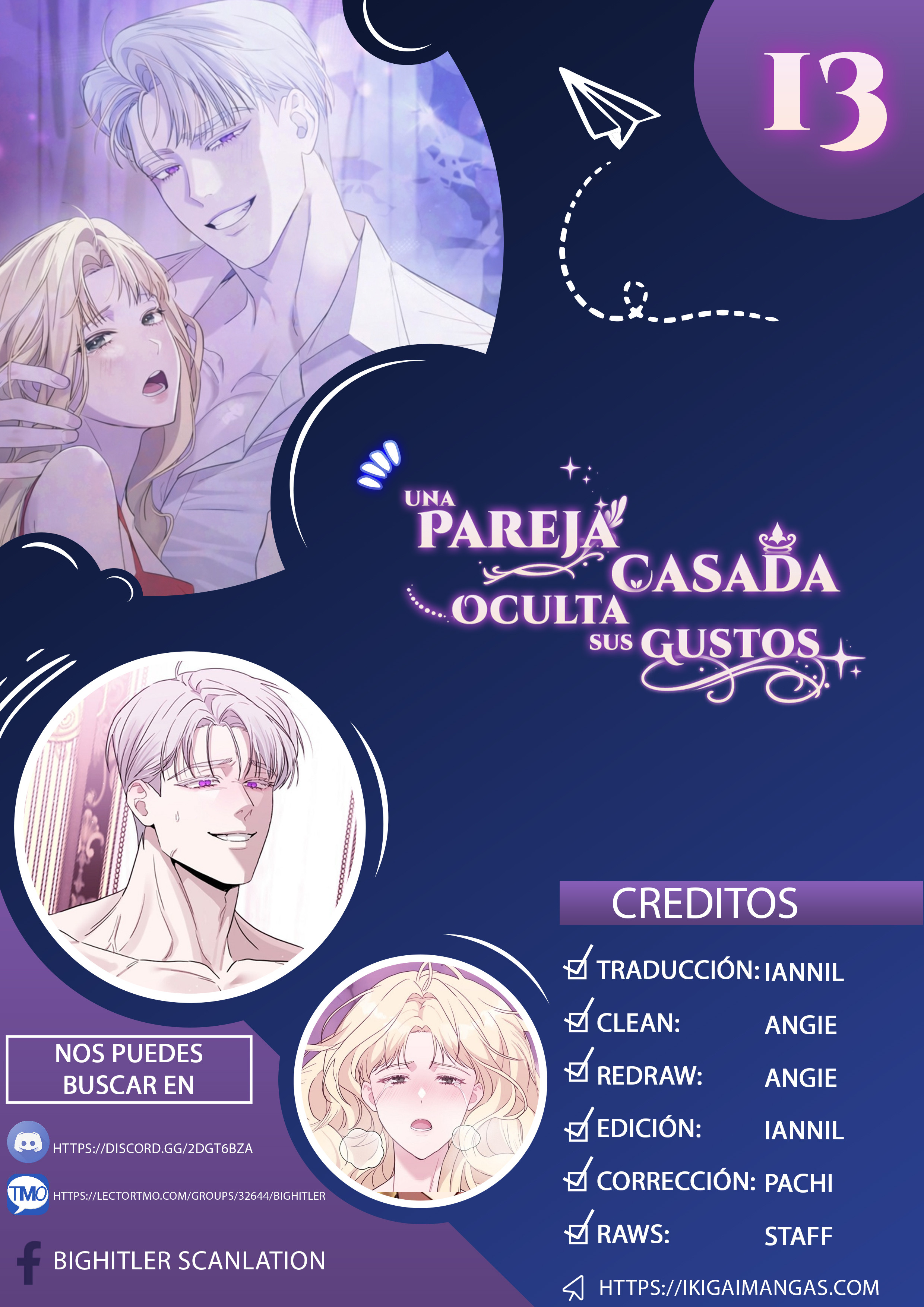 UNA PAREJA CASADA OCULTA SUS GUSTOS Capítulo 13 - Page 1