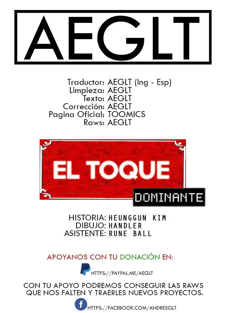 El Toque Dominante Capítulo 20 - Page 1