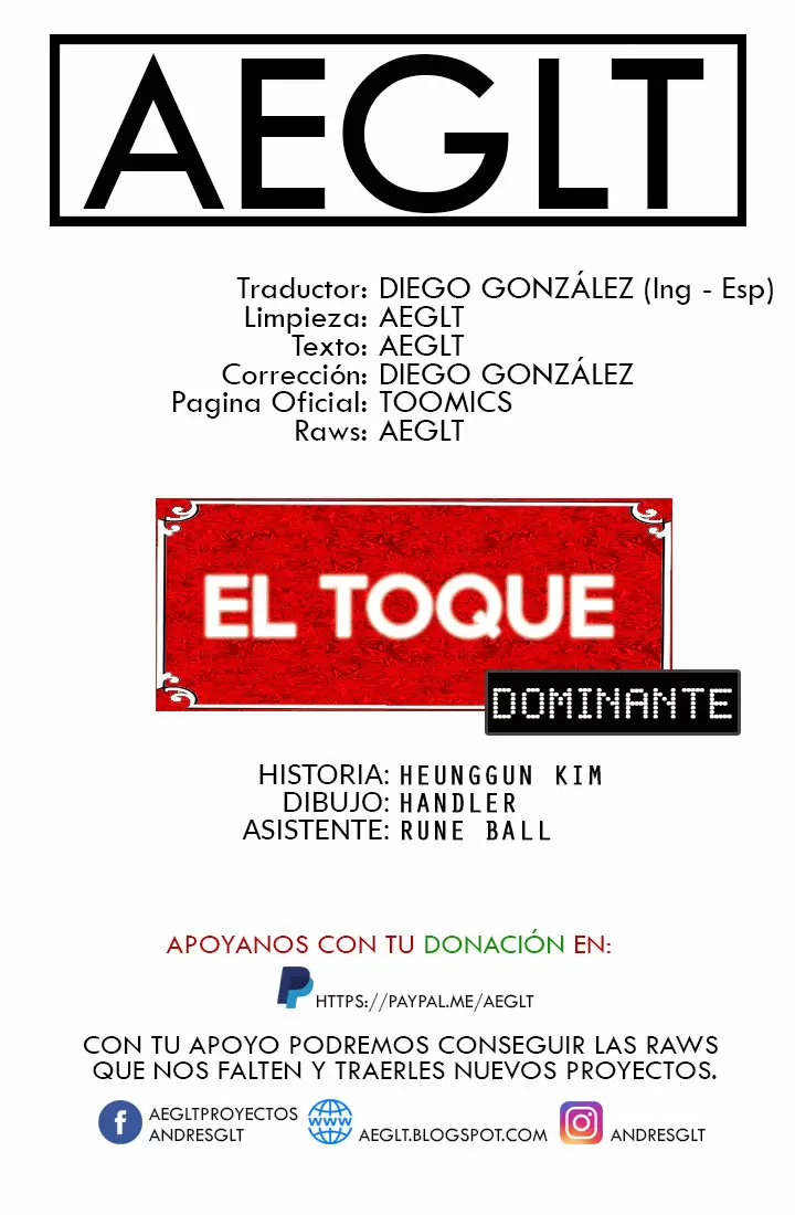 El Toque Dominante Capítulo 28 - Page 1