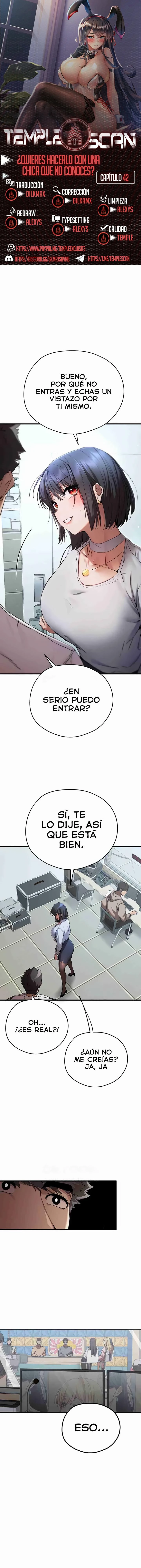 ¿Quieres Hacerlo Con Una Chica Que No Conoces? Capítulo 42 - Page 1