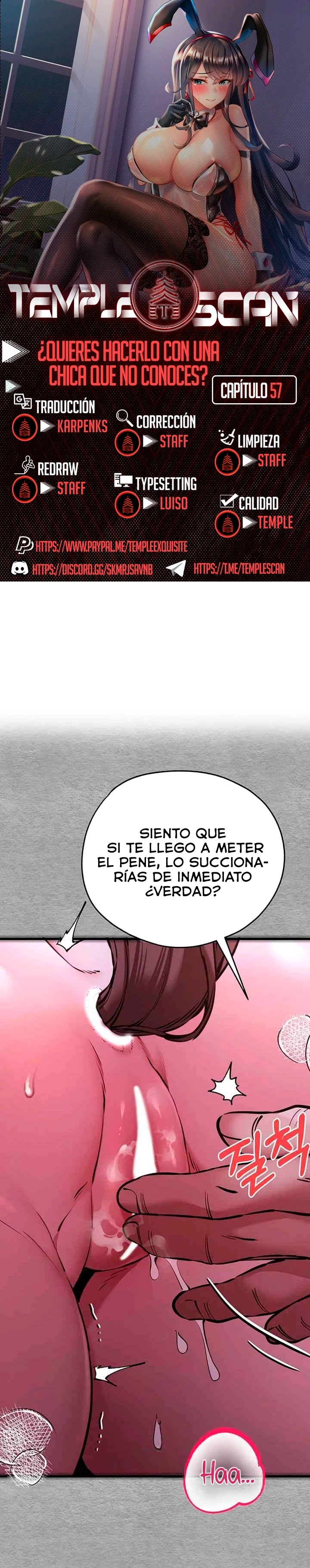 ¿Quieres Hacerlo Con Una Chica Que No Conoces? Capítulo 57 - Page 1