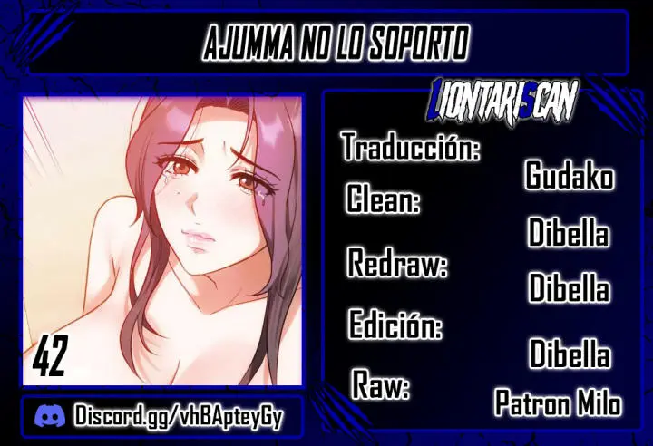 ¡Ajumma, No lo Soporto! Capítulo 42 - Page 1