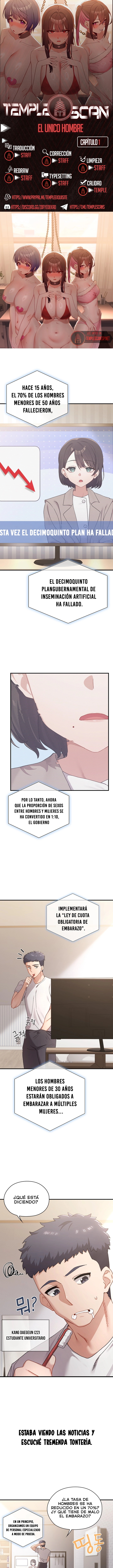 El Unico Hombre Capítulo 1 - Page 1