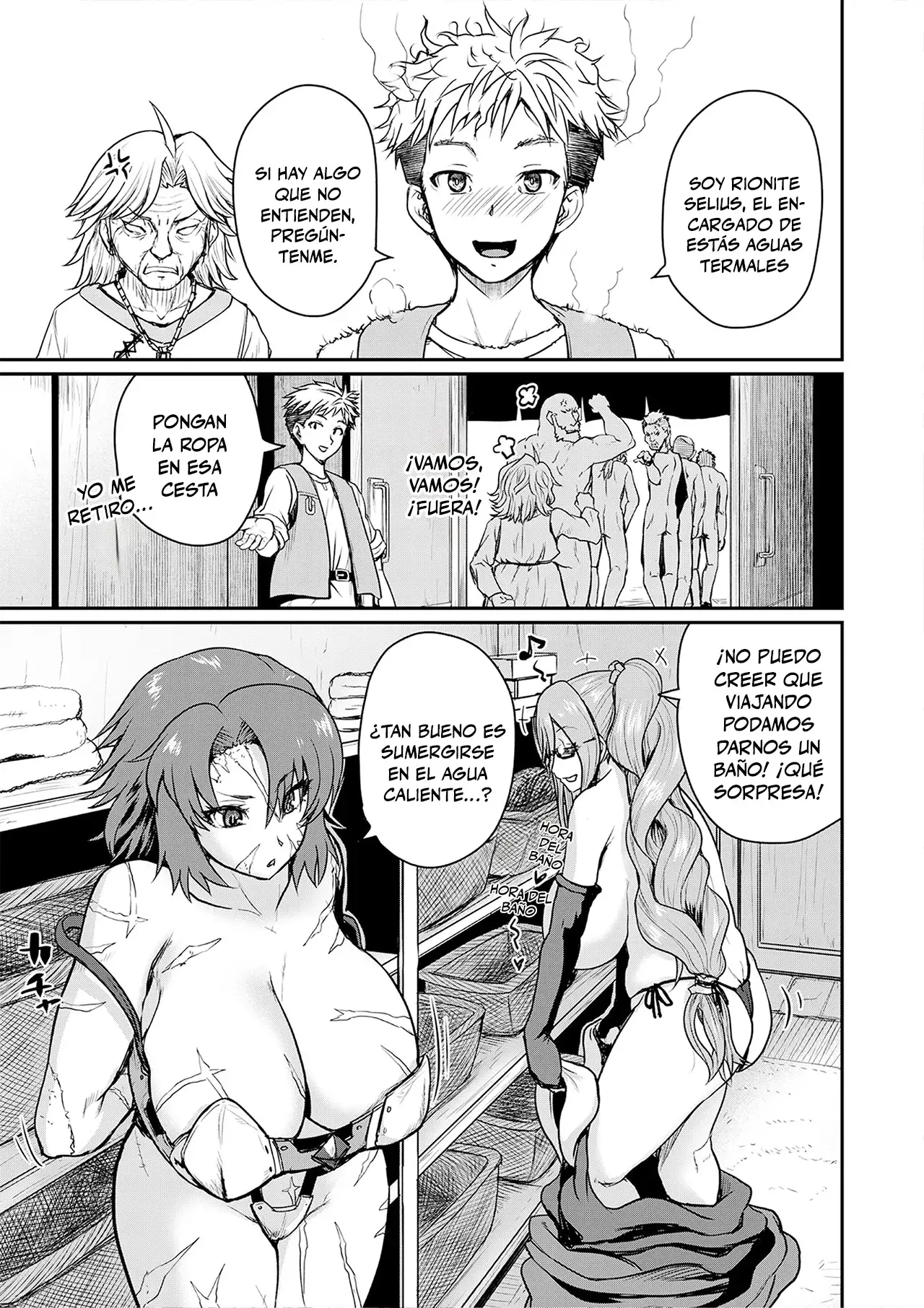 Henkyou no Ofuroya-san, Harem ni Naru ~Yamaoku ni Aru Sabireta Onsen no Kounou ga Cheat Sugite Onna Boukensha ni Daininki na Ken~ Capítulo 1 - Page 10