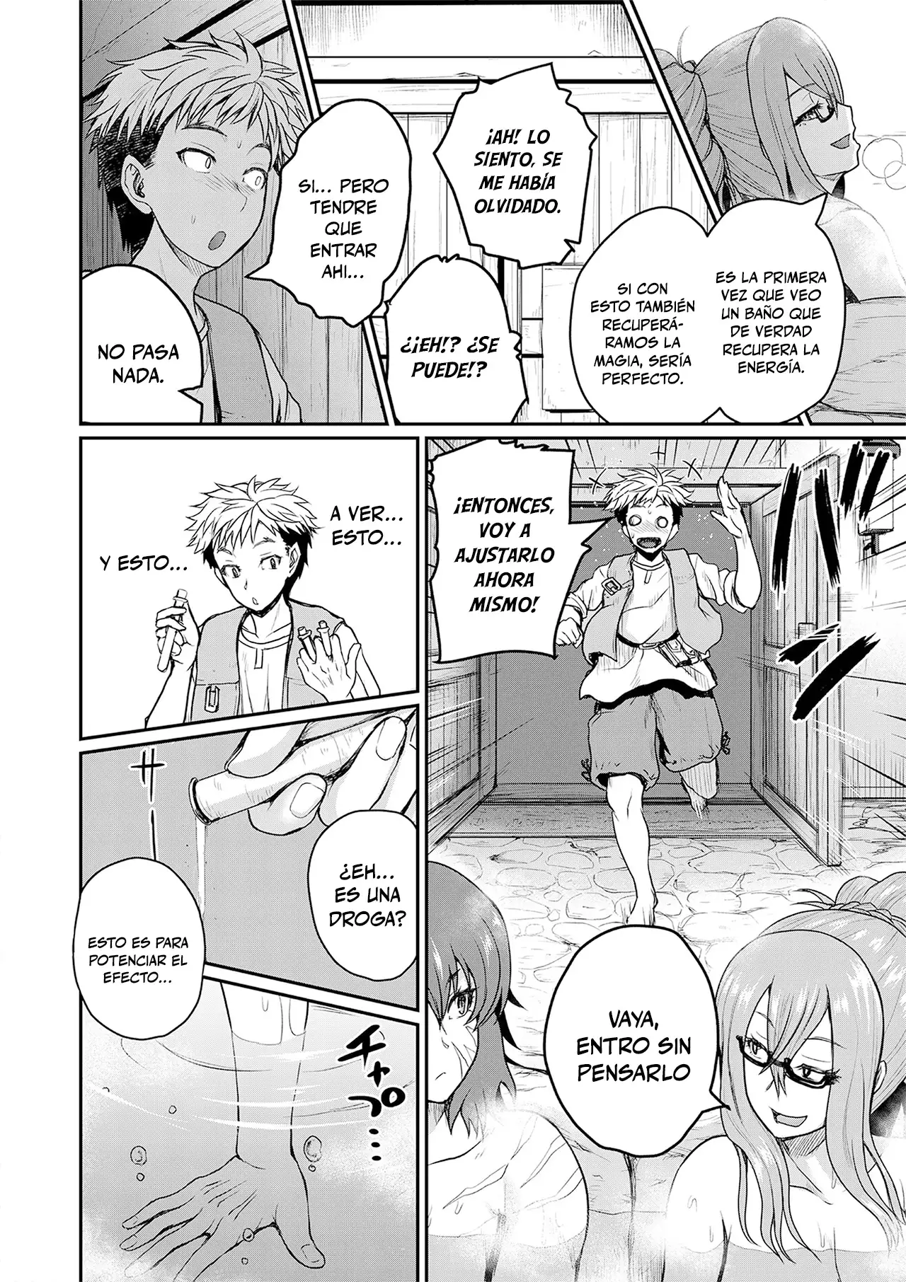 Henkyou no Ofuroya-san, Harem ni Naru ~Yamaoku ni Aru Sabireta Onsen no Kounou ga Cheat Sugite Onna Boukensha ni Daininki na Ken~ Capítulo 1 - Page 13