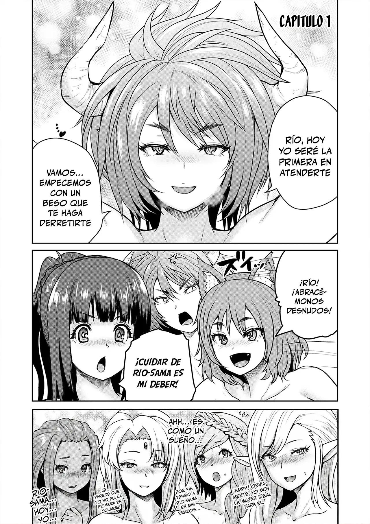 Henkyou no Ofuroya-san, Harem ni Naru ~Yamaoku ni Aru Sabireta Onsen no Kounou ga Cheat Sugite Onna Boukensha ni Daininki na Ken~ Capítulo 1 - Page 2