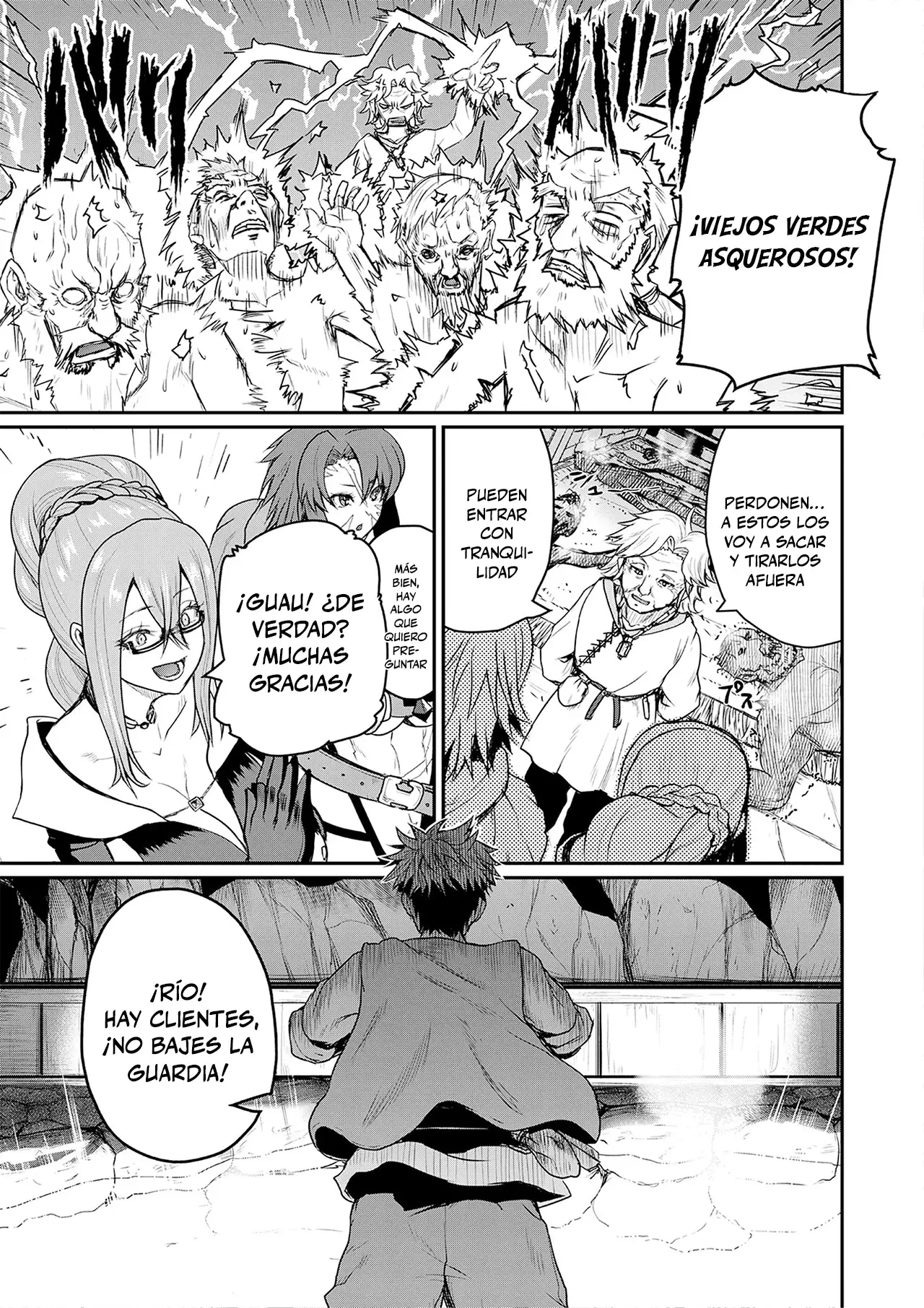 Henkyou no Ofuroya-san, Harem ni Naru ~Yamaoku ni Aru Sabireta Onsen no Kounou ga Cheat Sugite Onna Boukensha ni Daininki na Ken~ Capítulo 1 - Page 8