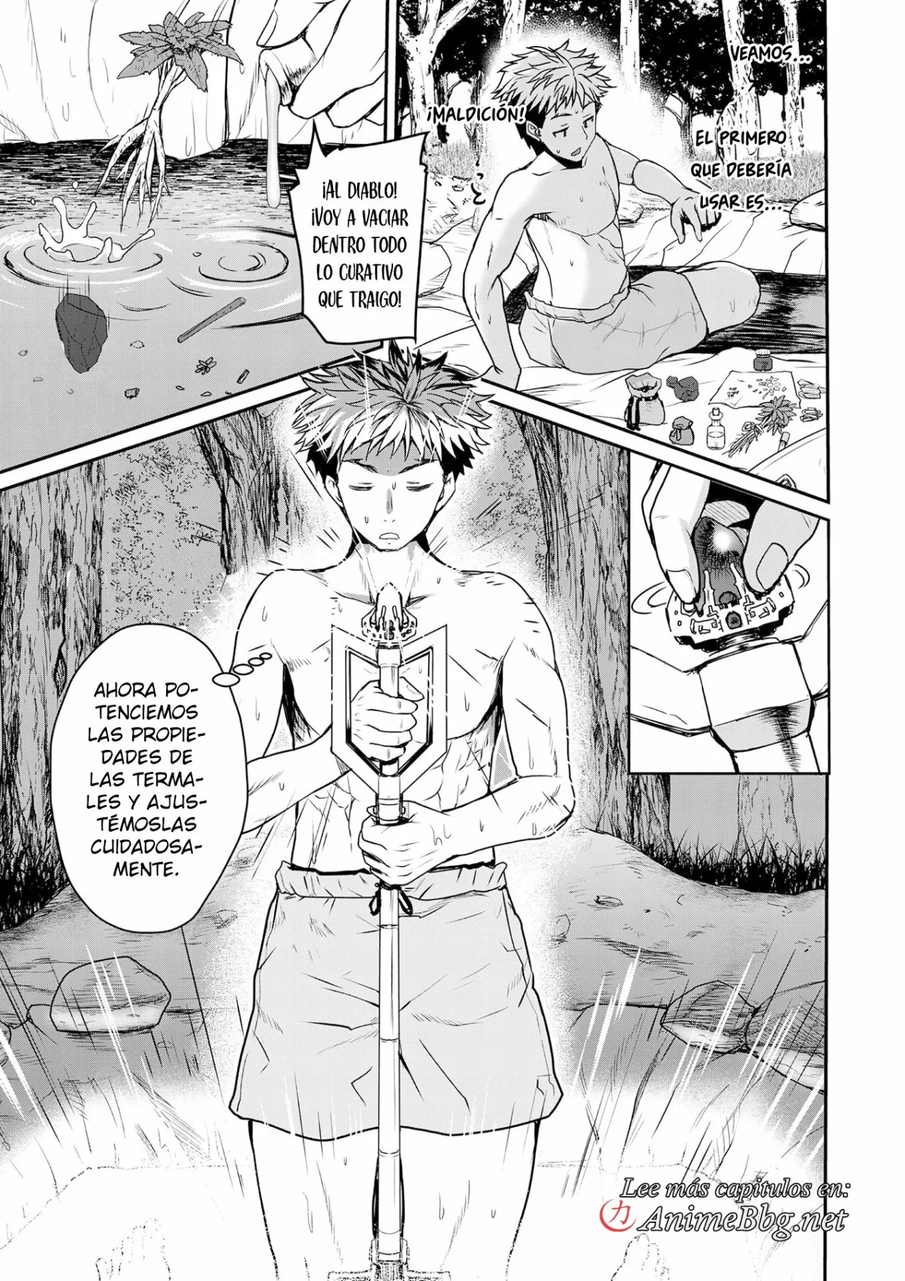 Henkyou no Ofuroya-san, Harem ni Naru ~Yamaoku ni Aru Sabireta Onsen no Kounou ga Cheat Sugite Onna Boukensha ni Daininki na Ken~ Capítulo 2 - Page 18
