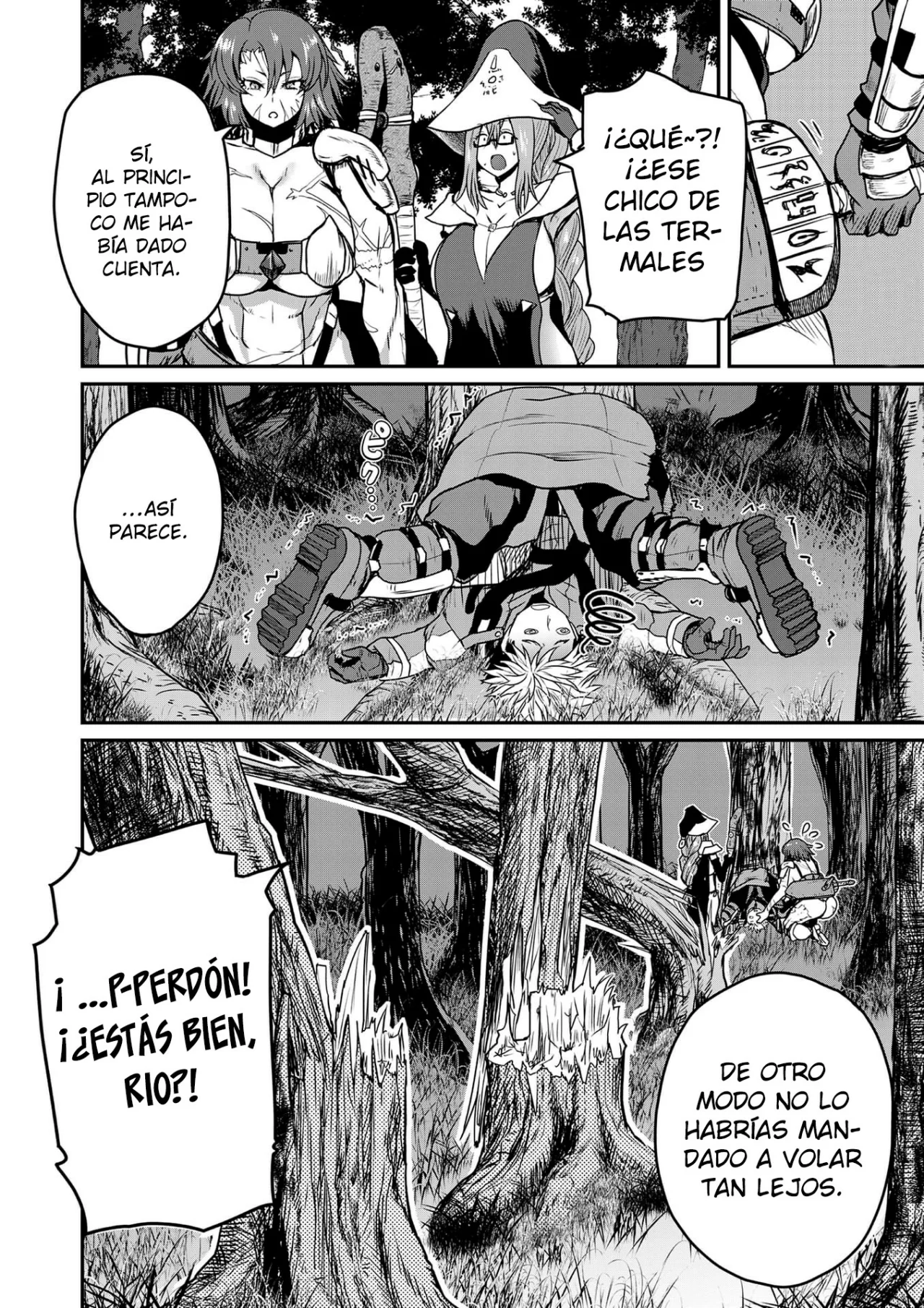 Henkyou no Ofuroya-san, Harem ni Naru ~Yamaoku ni Aru Sabireta Onsen no Kounou ga Cheat Sugite Onna Boukensha ni Daininki na Ken~ Capítulo 3 - Page 7