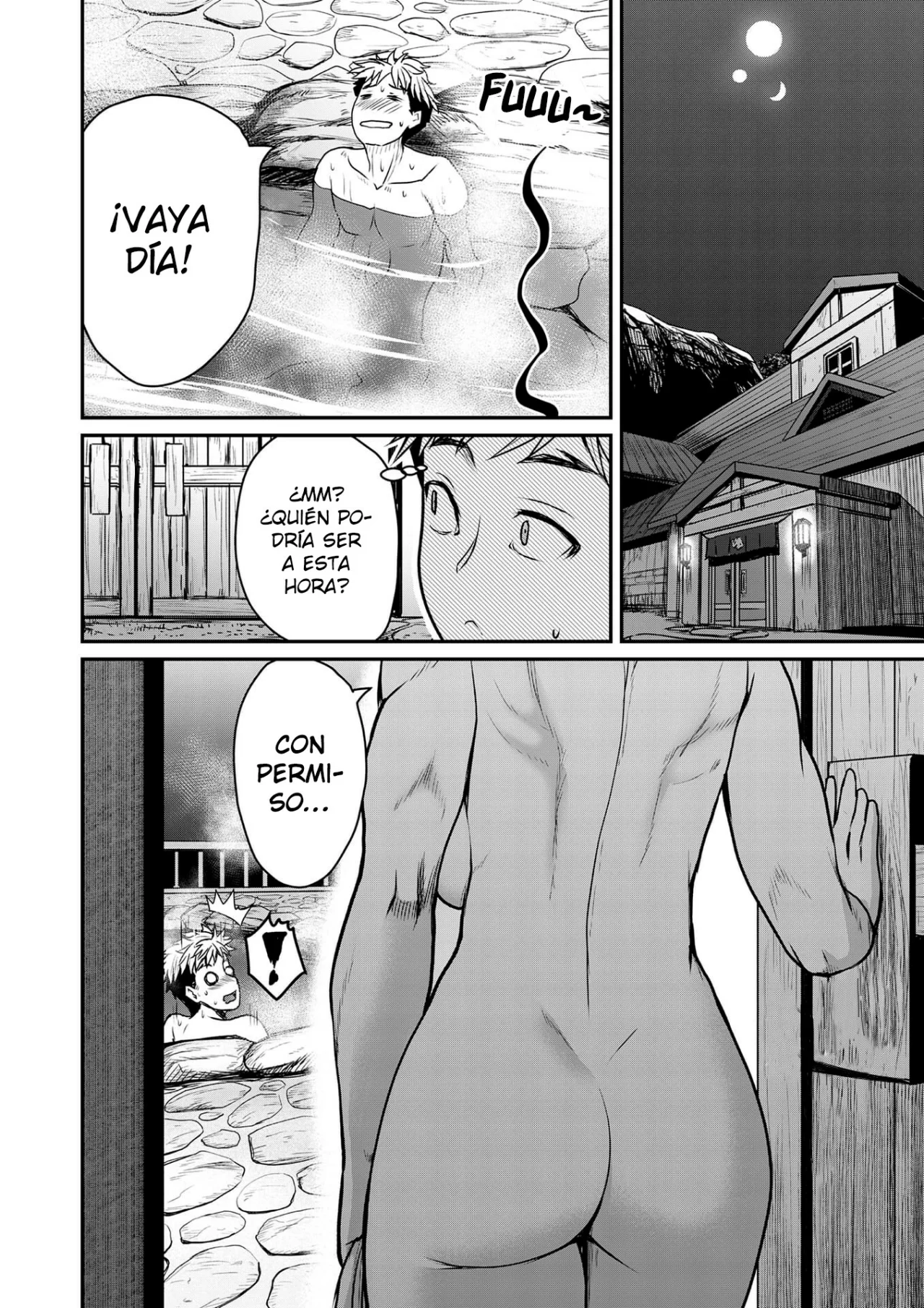 Henkyou no Ofuroya-san, Harem ni Naru ~Yamaoku ni Aru Sabireta Onsen no Kounou ga Cheat Sugite Onna Boukensha ni Daininki na Ken~ Capítulo 3 - Page 9