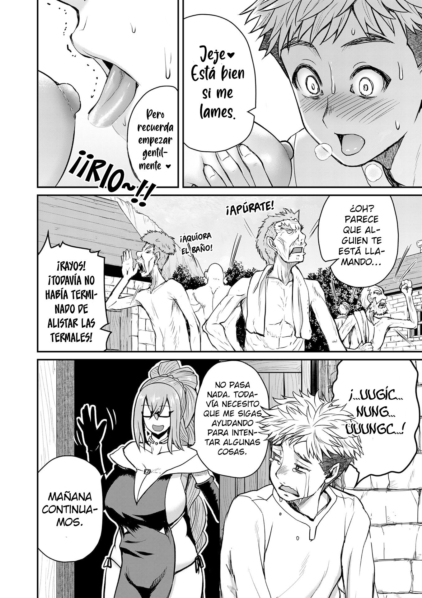 Henkyou no Ofuroya-san, Harem ni Naru ~Yamaoku ni Aru Sabireta Onsen no Kounou ga Cheat Sugite Onna Boukensha ni Daininki na Ken~ Capítulo 4 - Page 15