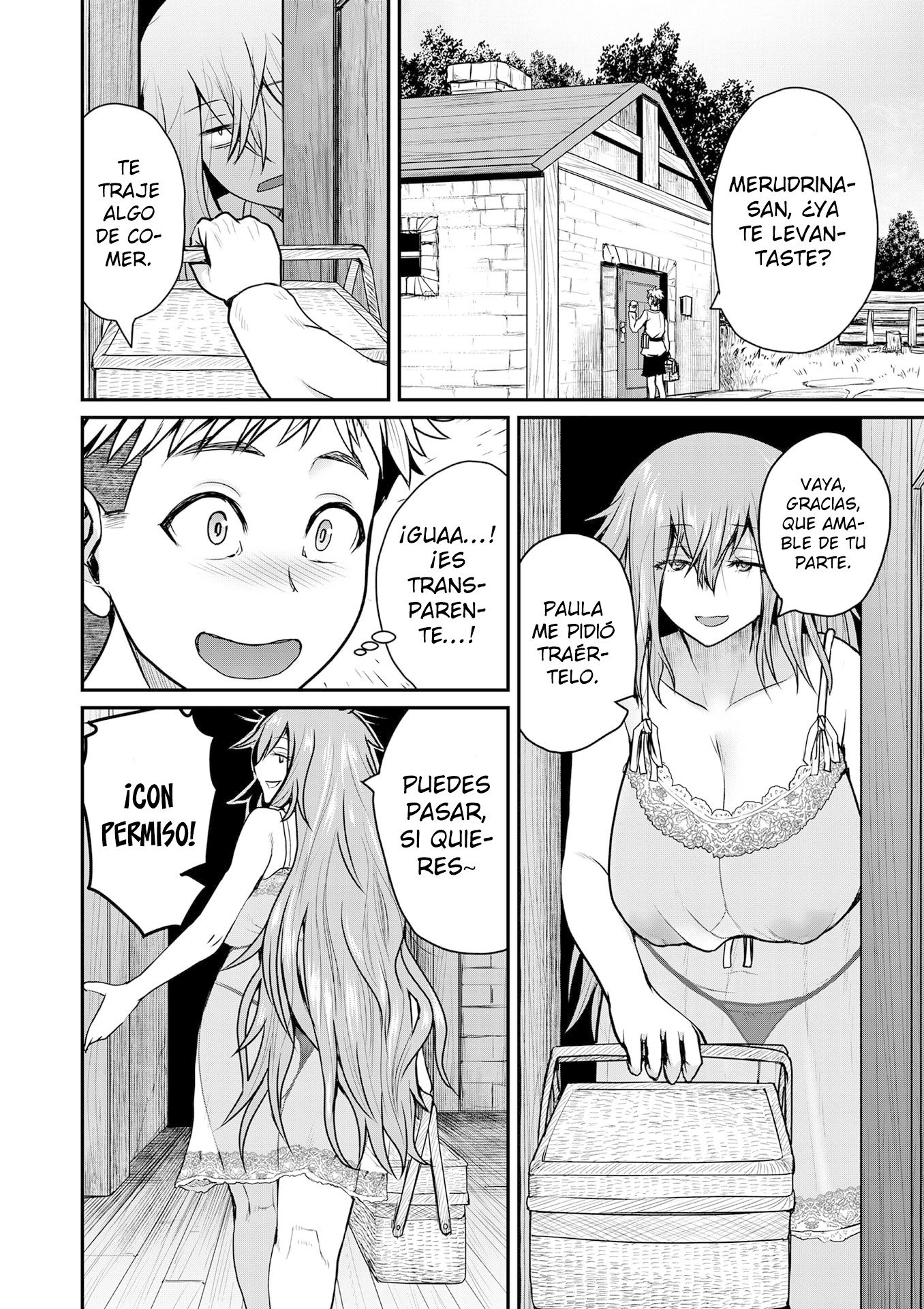 Henkyou no Ofuroya-san, Harem ni Naru ~Yamaoku ni Aru Sabireta Onsen no Kounou ga Cheat Sugite Onna Boukensha ni Daininki na Ken~ Capítulo 4 - Page 5
