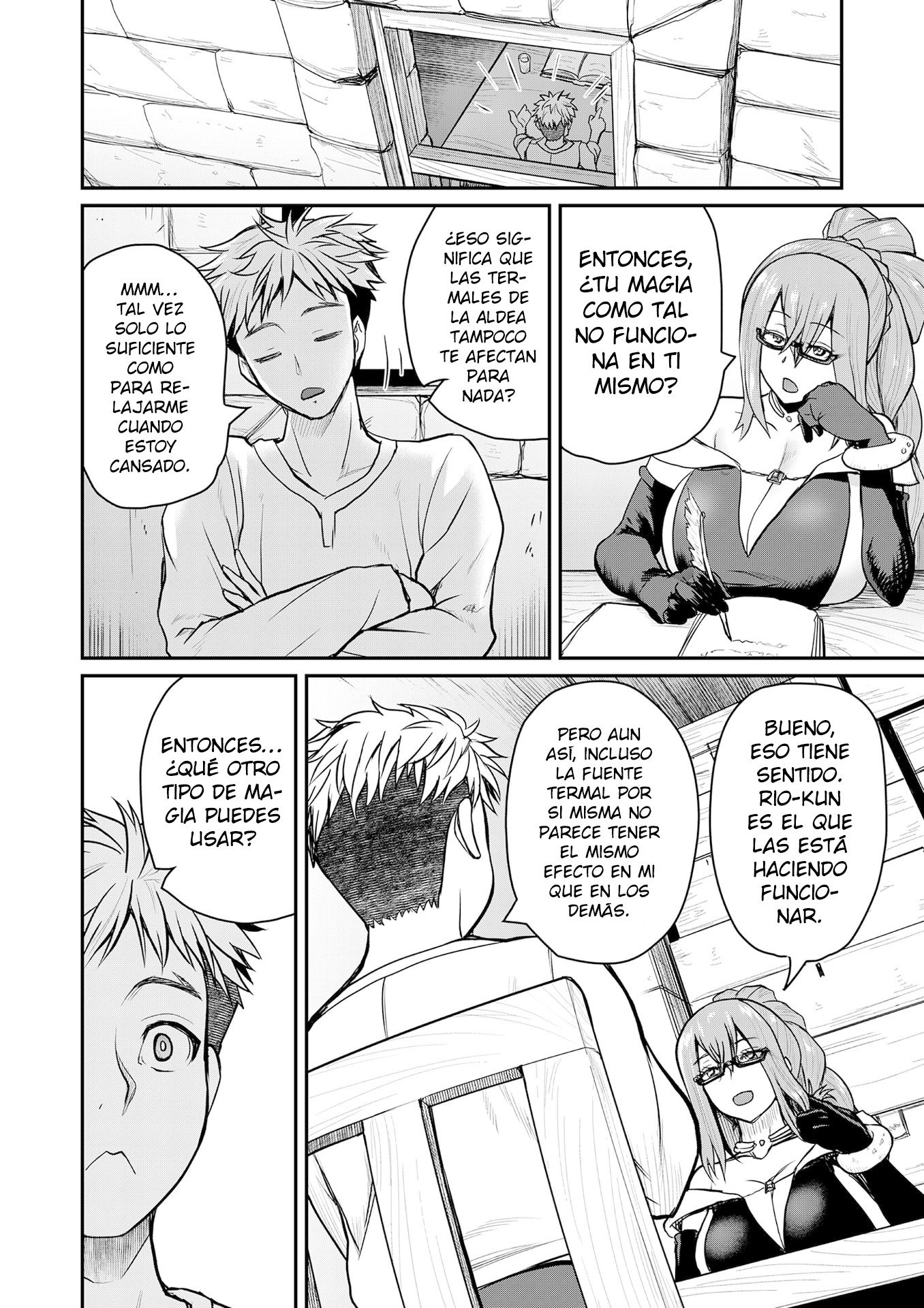 Henkyou no Ofuroya-san, Harem ni Naru ~Yamaoku ni Aru Sabireta Onsen no Kounou ga Cheat Sugite Onna Boukensha ni Daininki na Ken~ Capítulo 4 - Page 9
