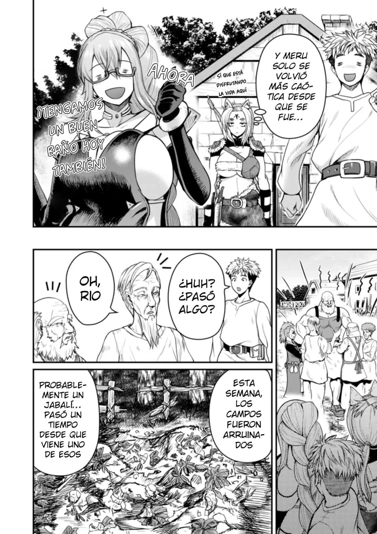 Henkyou no Ofuroya-san, Harem ni Naru ~Yamaoku ni Aru Sabireta Onsen no Kounou ga Cheat Sugite Onna Boukensha ni Daininki na Ken~ Capítulo 6 - Page 10