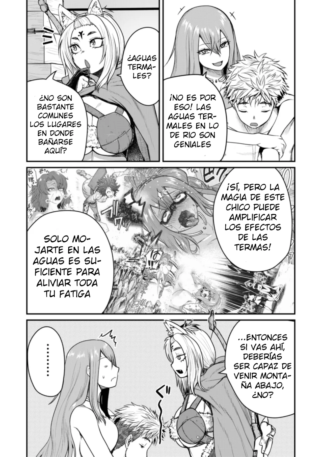 Henkyou no Ofuroya-san, Harem ni Naru ~Yamaoku ni Aru Sabireta Onsen no Kounou ga Cheat Sugite Onna Boukensha ni Daininki na Ken~ Capítulo 6 - Page 7