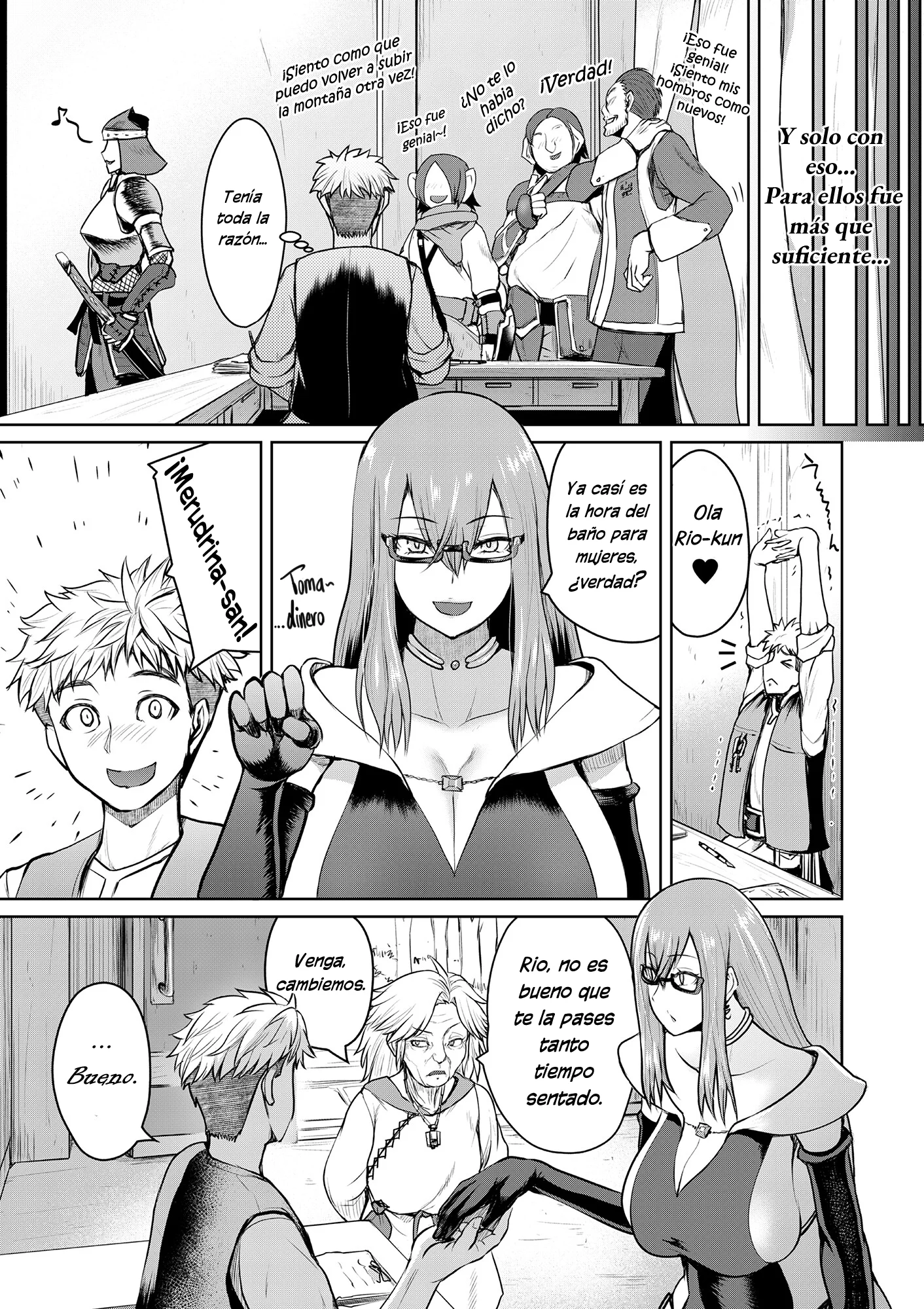 Henkyou no Ofuroya-san, Harem ni Naru ~Yamaoku ni Aru Sabireta Onsen no Kounou ga Cheat Sugite Onna Boukensha ni Daininki na Ken~ Capítulo 9 - Page 7